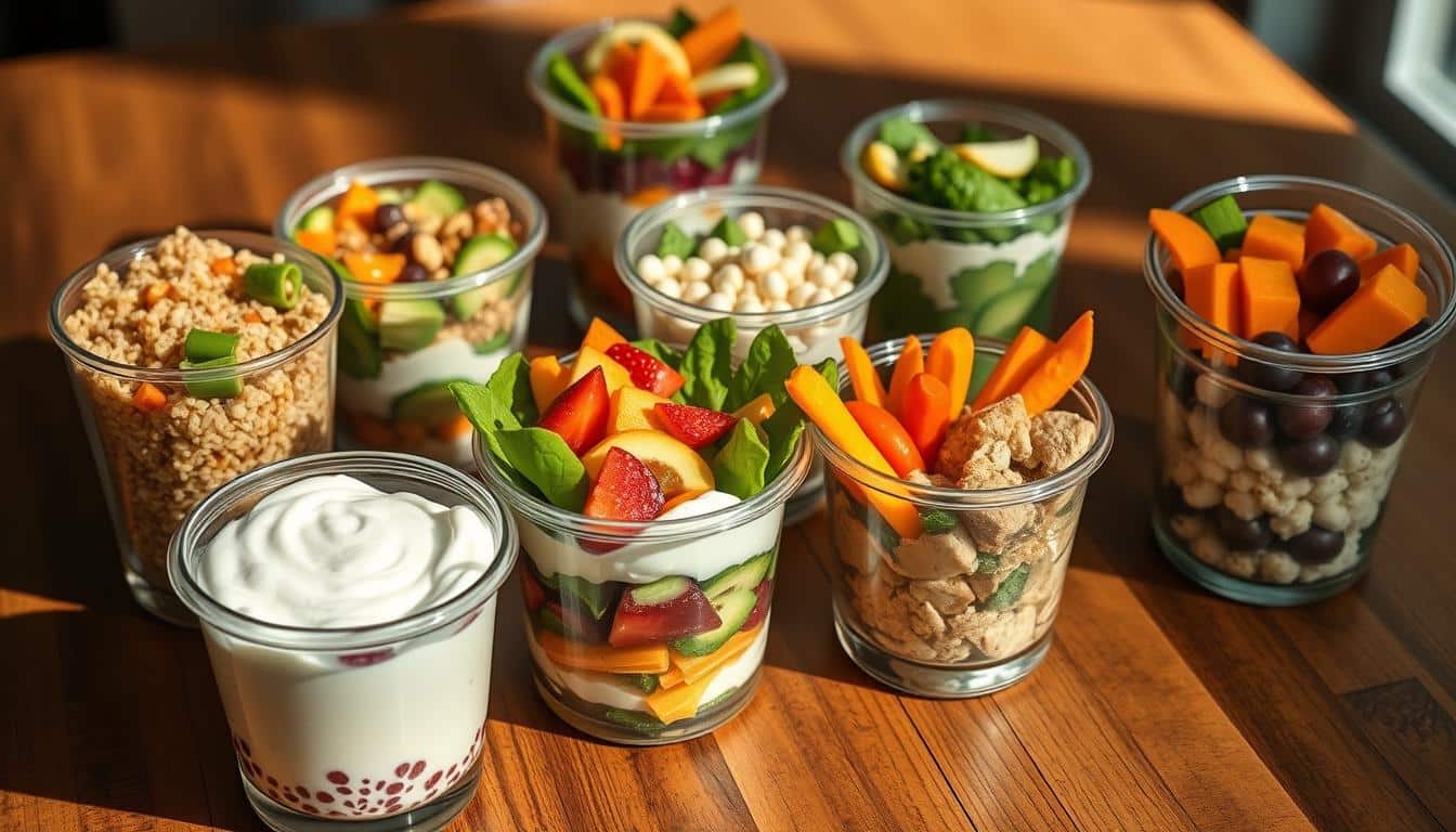healthy lunch cups ideas