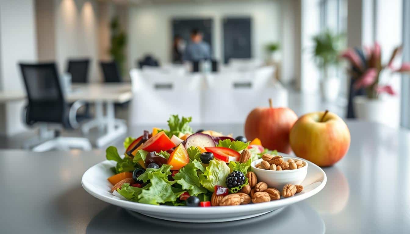 healthy office lunch