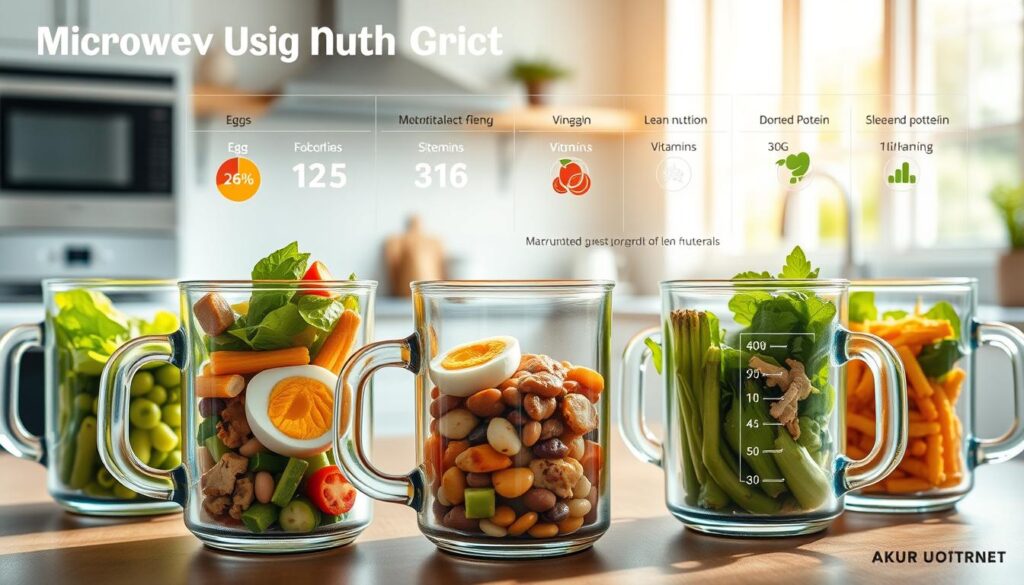 nutritional content of microwave mug lunches