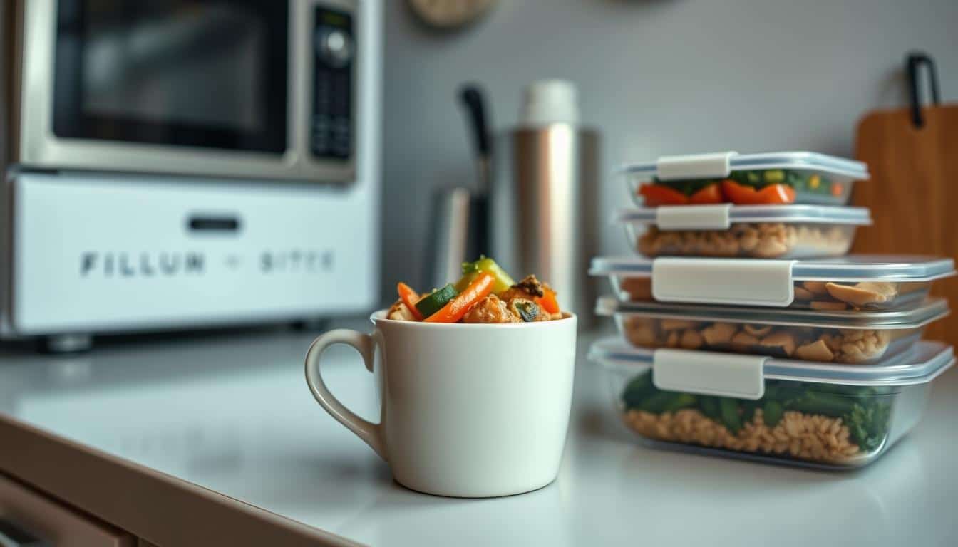 quick one cup office meal prep