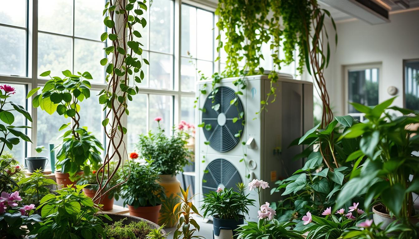 eco-friendly HVAC solutions with plants