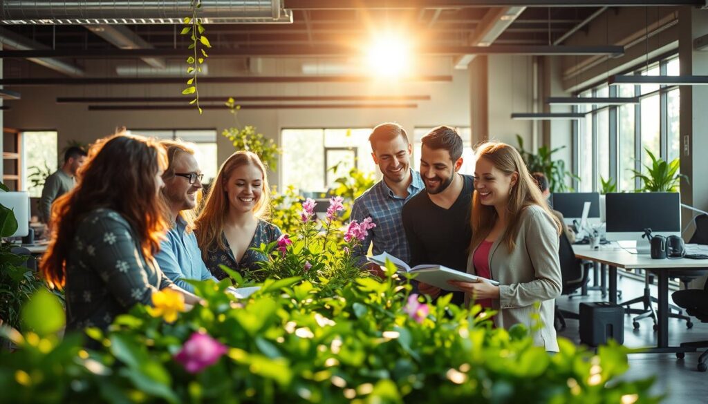 employee health in eco-focused workplace