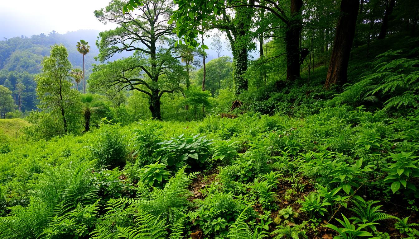 foliage-based spatial organization