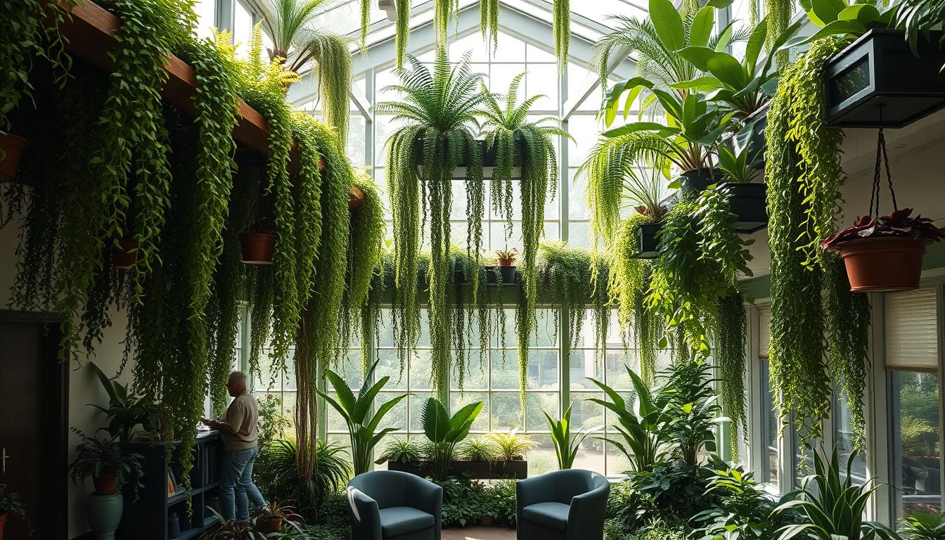 greenery placement for sensory relief