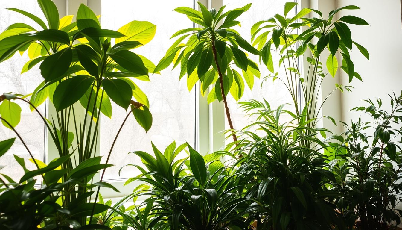 indoor plants reducing CO₂ levels