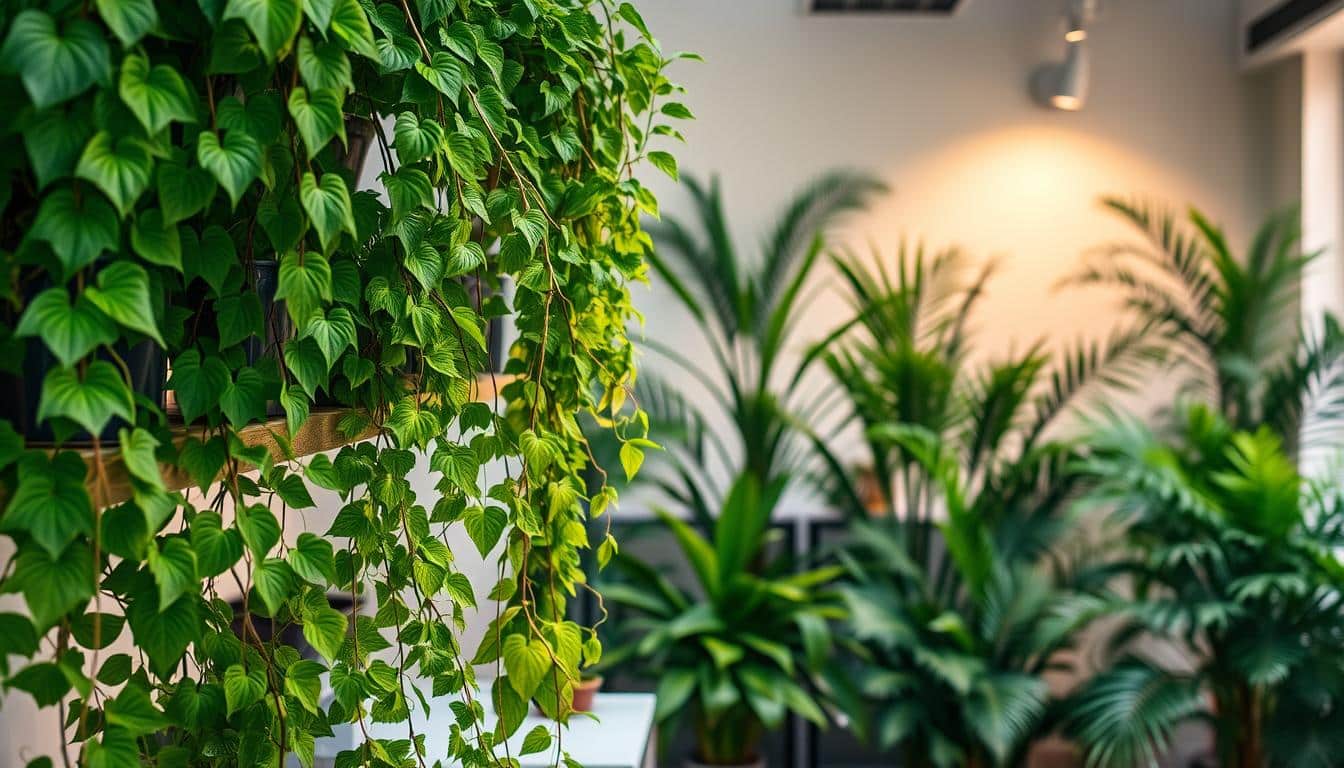 natural foliage for office stress relief