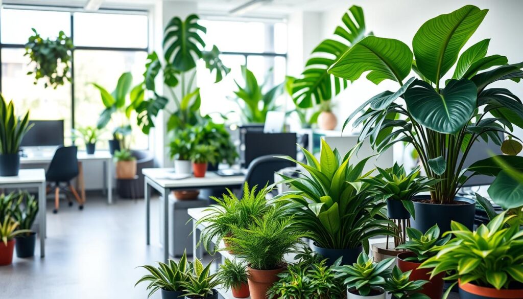 office plants for productivity and air quality