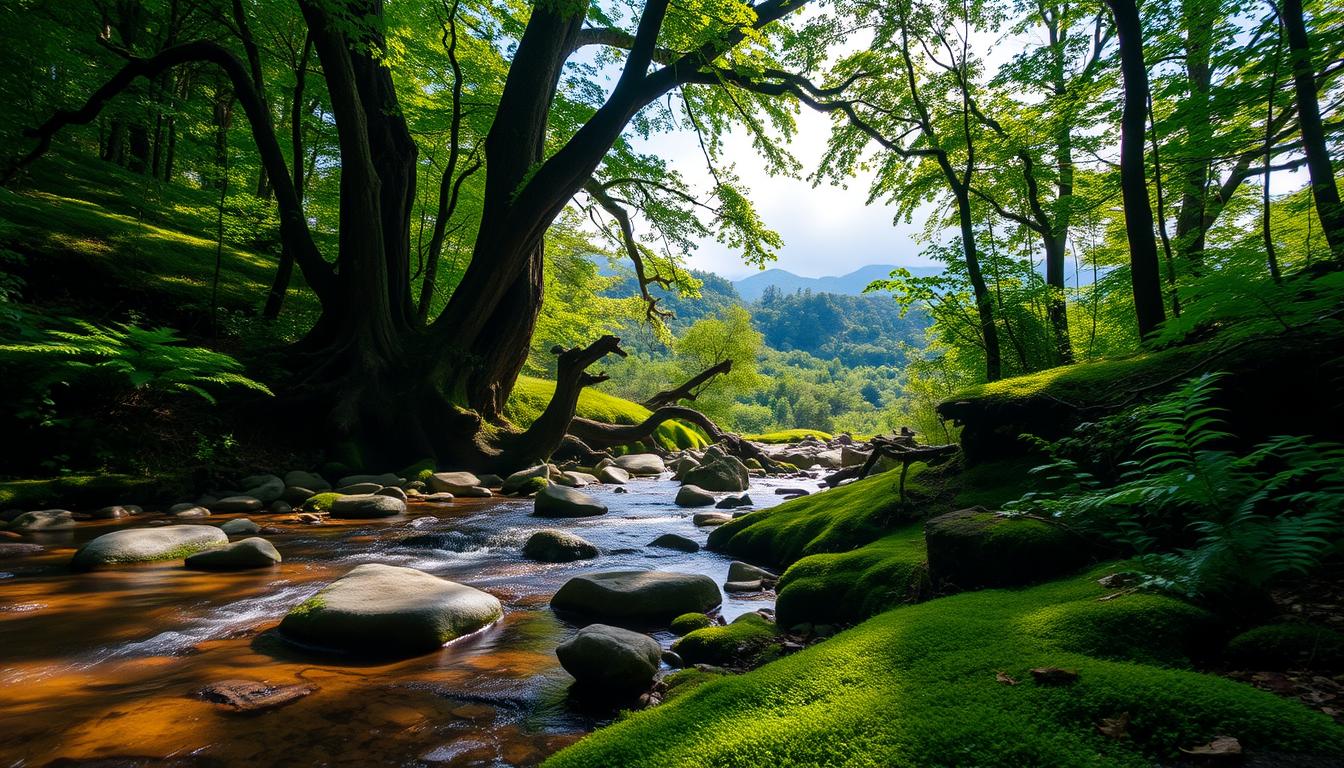 Natural surfaces promoting sensory wellness