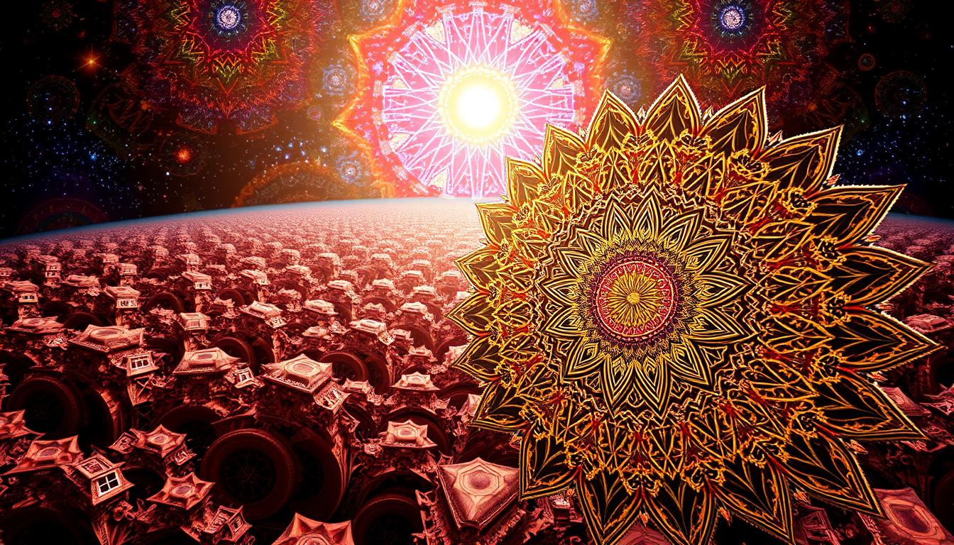 fractal patterns in sacred geometry art