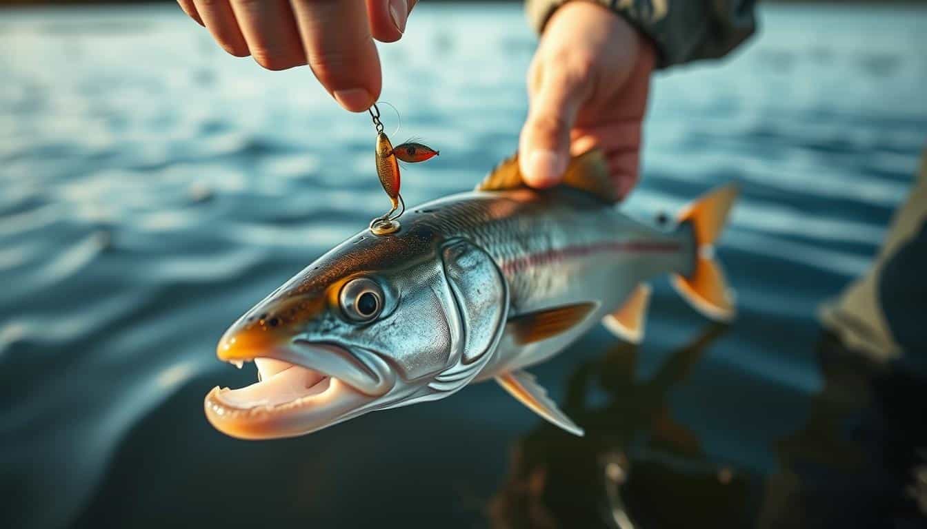 How artificial lures improve catch & release success