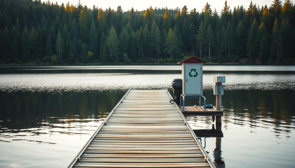boat launch recycling