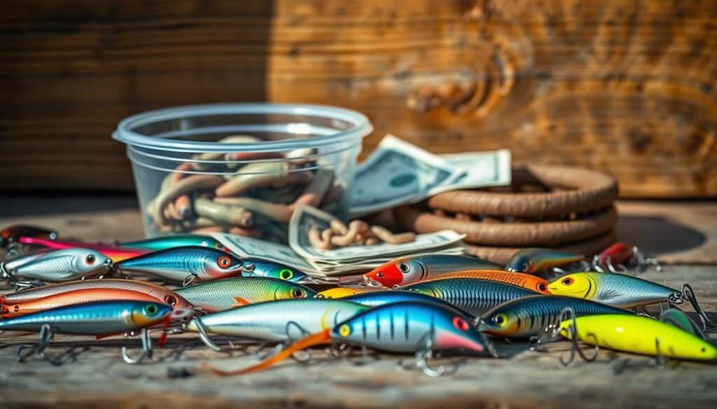 cost of lures vs live bait