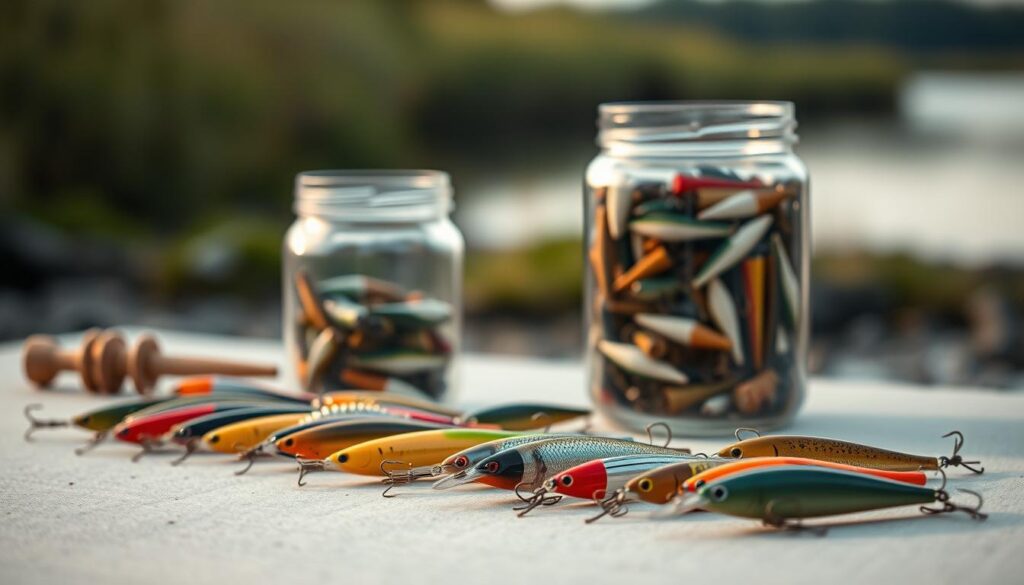 dispose fishing lures