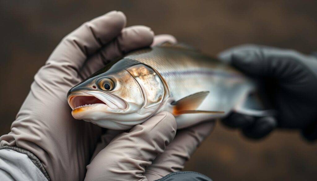 minimize air exposure fish