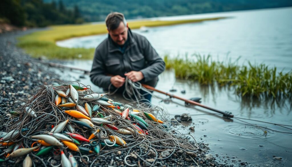 reduce fishing plastic