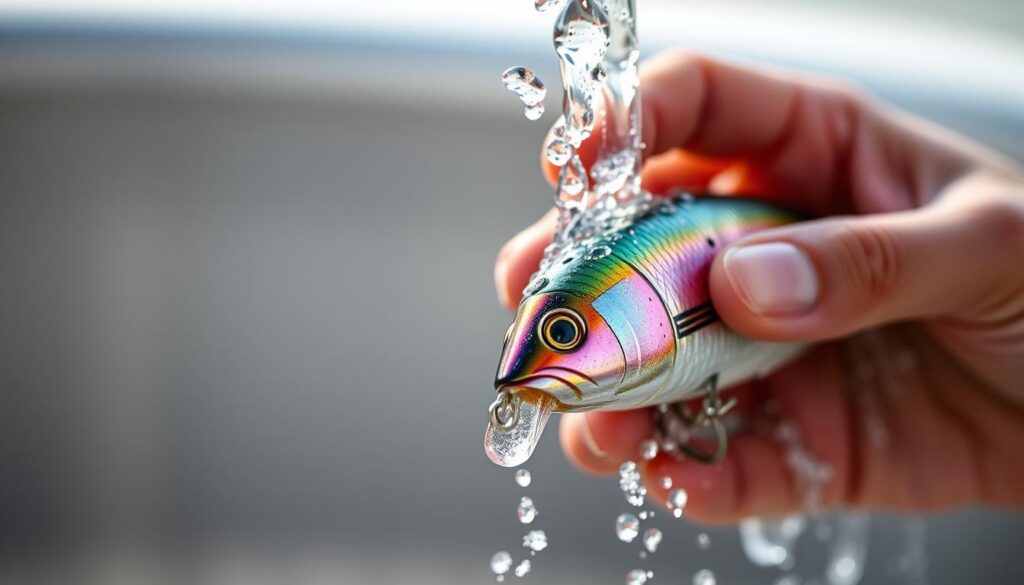 rinse saltwater lures