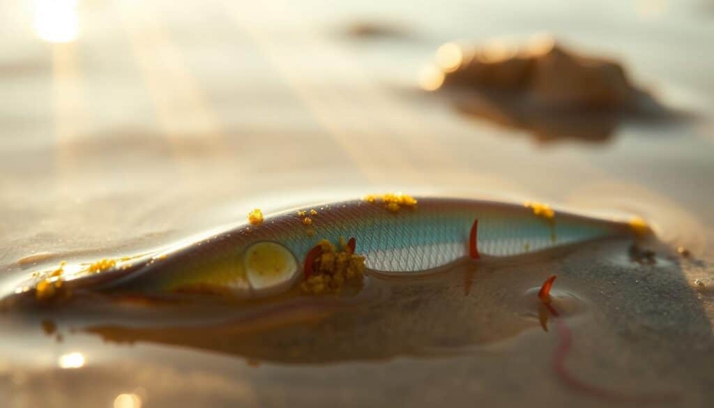 saltwater lure degradation