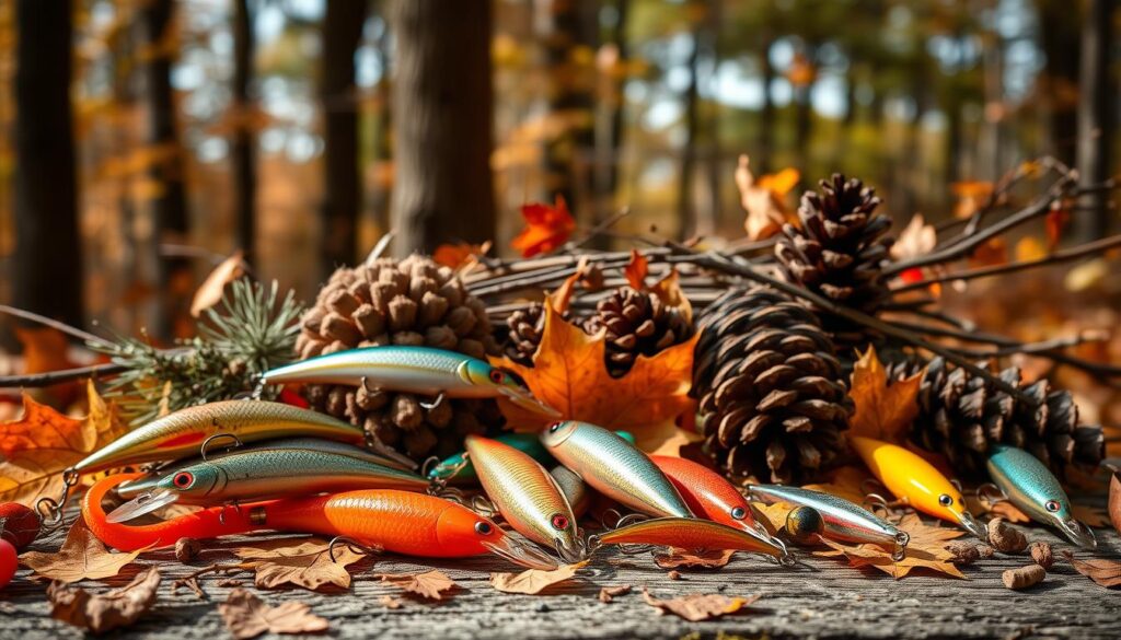 seasonal fishing lures