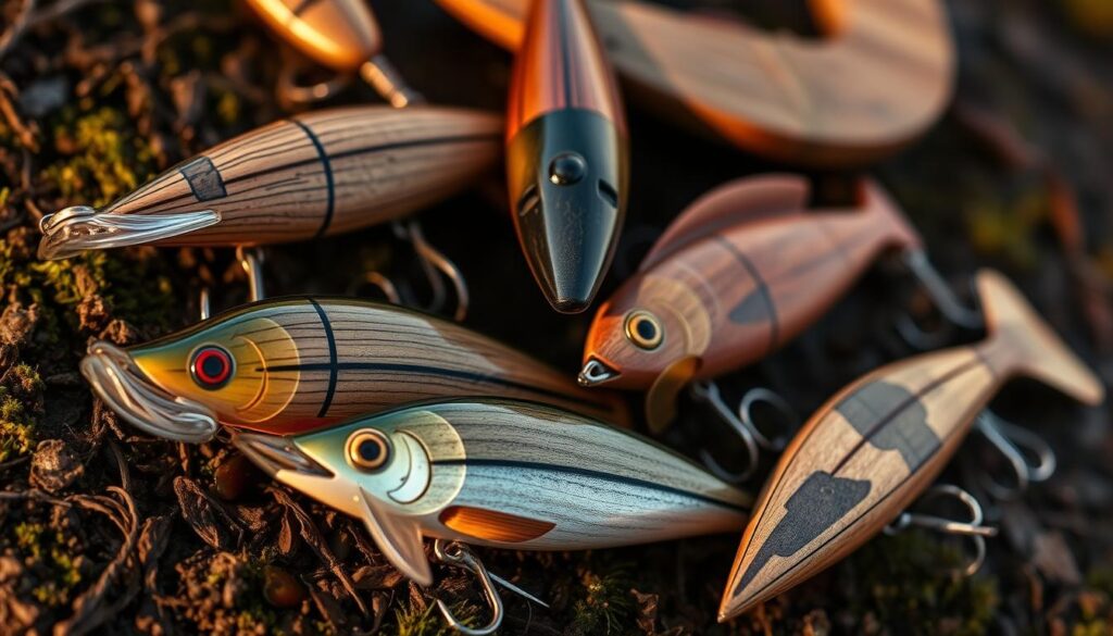 wooden topwater baits